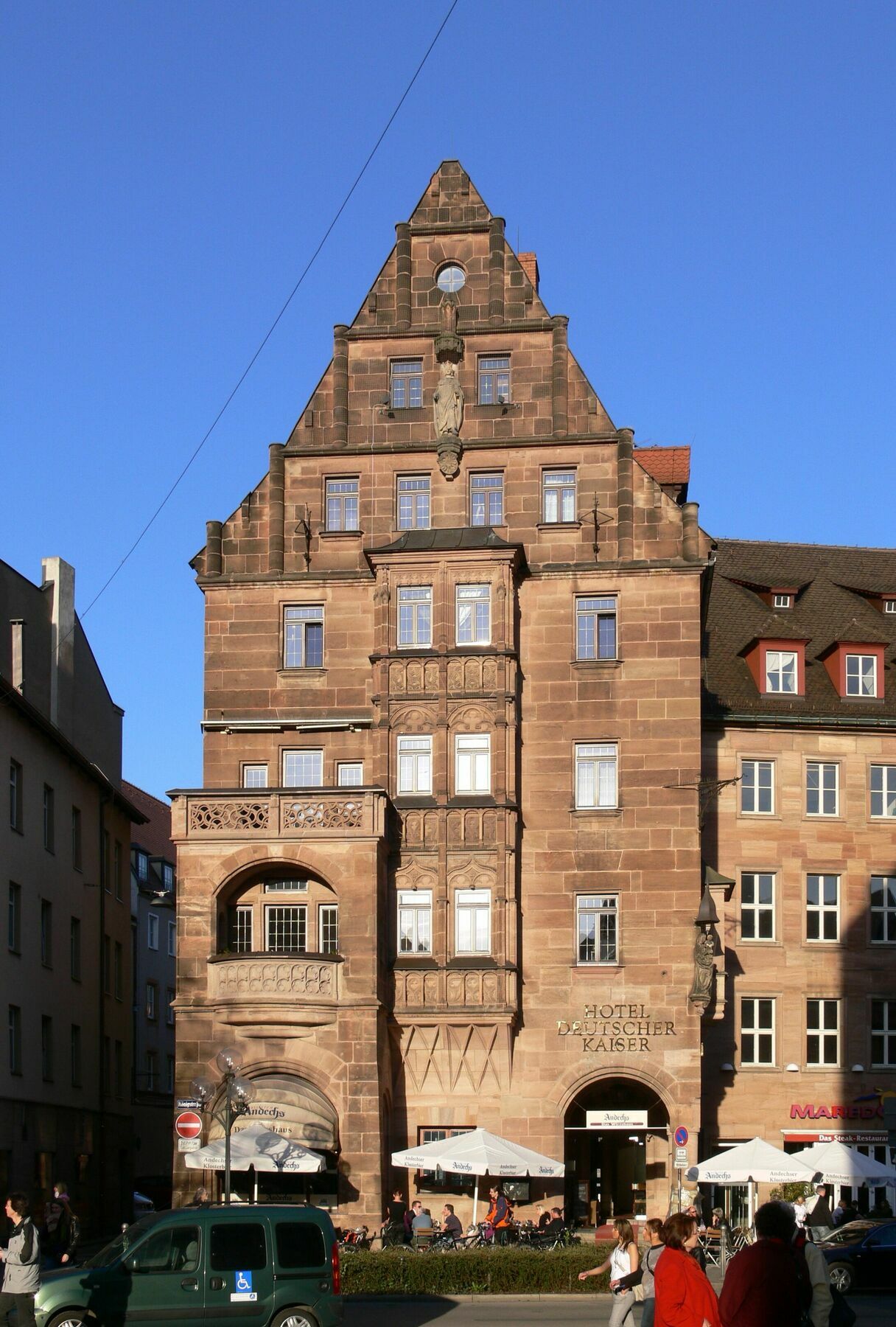 Hotel Deutscher Kaiser Núremberg Exterior foto